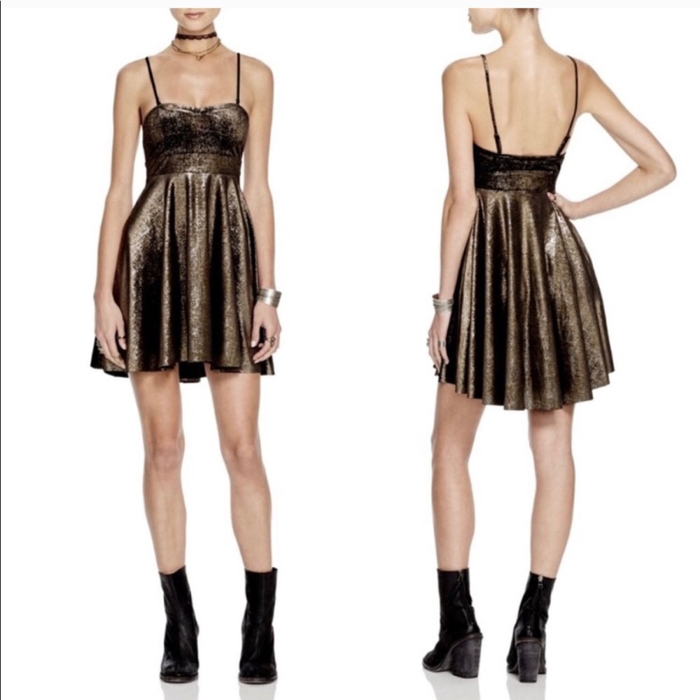 Free people strapless dress